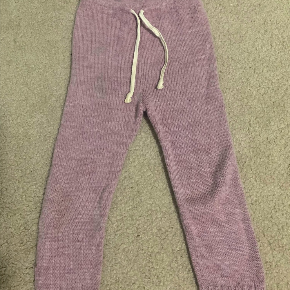 WOOL! Alpaca organic wool pants, extra warm and soft. Used 3-5 yrs of age. EUC.